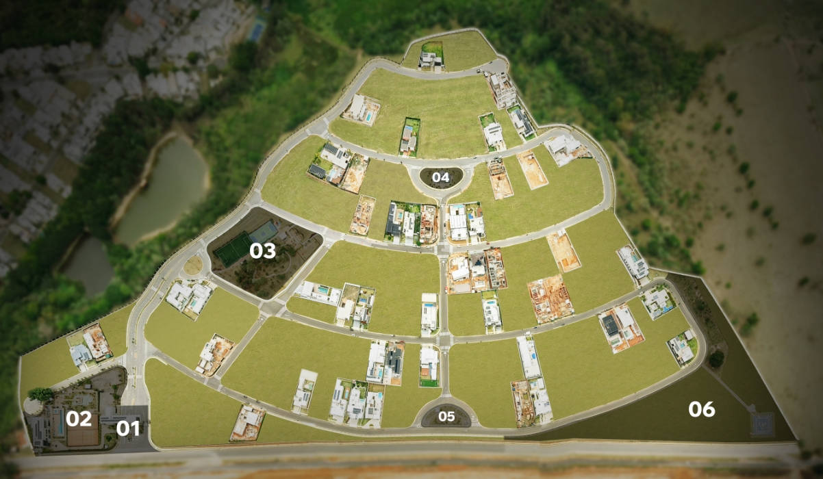 Mapa de implantação